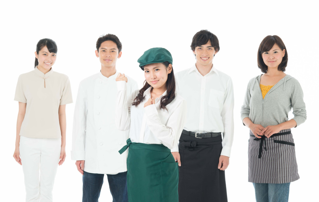 バイトスタッフの様子