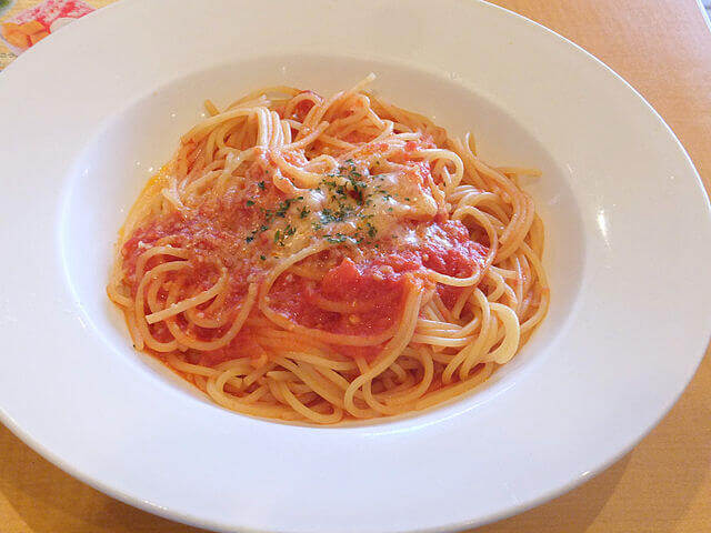 ガストの自家製トマトスパゲッティ