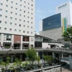 立川駅前の様子